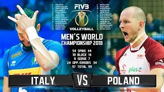 Italy vs. Poland | Highlights | Final 6 Mens World Championship 2018