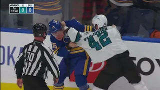 NHL Fight - Sharks @ Sabres - Gadjovich vs Hayden - 06/01/2022