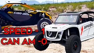 Speed UTV -1, Maverick R - 0!  First Ride in both cars