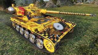 World of Tanks AMX 13 90 (Race skin) | 7.074 DMG | 9 kills | 1.975 EXP | Light Hard Carry - Mines