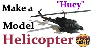 Make a Plastic Model Helicopter Revell Huey 1 48 scale