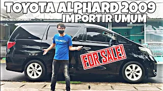 Toyota Alphard 2009 Langsung Dari Jepang Premium Sound