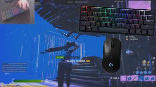 Royal Kludge RK61 ASMR Blue Switches Chill Keyboard Sounds Box Fights Fortnite 240 FPS smooth 4k