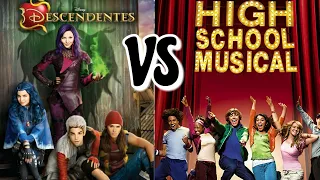 DESCENDENTES VS HIGH SCHOOL MUSICAL - DUELO DE MÚSICA  QUAL É O SEU PREFERIDO?