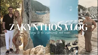 ZAKYNTHOS/ZANTE VLOG: TUI Blue Zante Maris Hotel, Shipwreck island, Beach clubs, Restaurants + more!