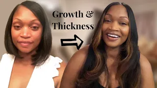 MY TOP 10 Relaxed Hair Tips to GROW and THICKEN your hair | Healthy Hair Journey