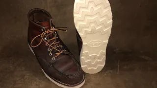 RedWing Moc Toe 875 Boot resole with Vibram Christy 4014 Soles