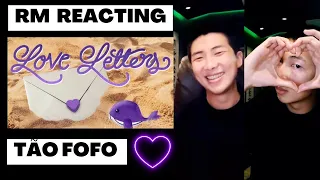 {SUBS} RM reacting ‘Love Letters’ (ARMY Song For BTS)’ Weverse Live 12.08.2023