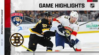 Panthers @ Bruins 10/30/21 | NHL Highlights