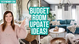 10 home decor tips to update a room on a budget... without painting a wall! | Dear DIY Mommy Podcast