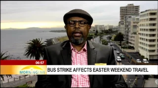 Bus strike affects Easter weekend travel
