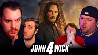 First Time Watching John Wick Chapter 4 Group Movie Reaction