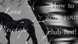 |How to grow your SSO club FAST!| Star Stable| Lana Pixiehope ❤️‍🔥