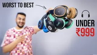 Ranking India’s BEST Selling Headphones Under 1000 From Worst to Best | TechBar