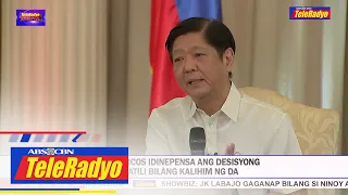 Pang. Marcos idinepensa ang desisyong manatili bilang kalihim ng DA | TeleRadyo Balita (25 Jan 2023)