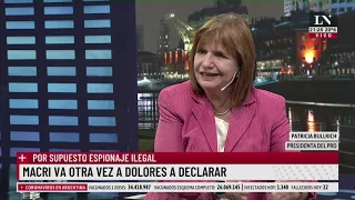 Patricia Bullrich: "Los acuerdos tienen que darse en el Congreso"