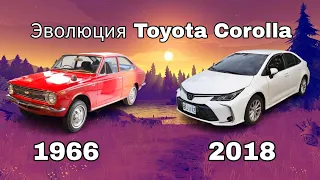 Эволюция Toyota Corolla (1966-2018)