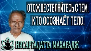 Шри Нисаргадатта Махарадж [ Отождествляйтесь с тем ,что осознаёт тело ] Аудиокнига