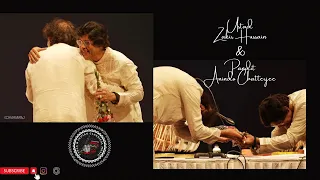 Ustad Zakir Hussain And Pandit Anindo Chatterjee Together Love & Respect Gods On Stage.