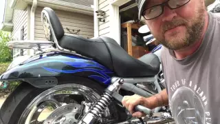 Vrod rear shock preload adjustment