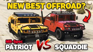 GTA 5 Online: PATRIOT MIL-SPEC VS SQUADDIE (WHICH IS BEST SUV?)