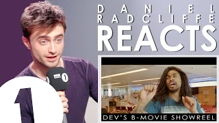 Daniel Radcliffe reacts to Dev's romance showreel