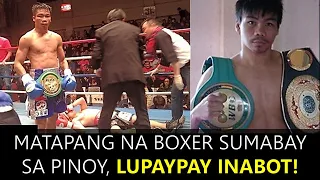 Matapang na Boxer Sumabay sa Pinoy, Lupaypay Inabot!