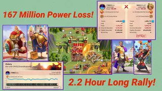 Rise Of Kingdoms- Our Zone 6 Opens | 167 Million Power Loss Pass Rally!