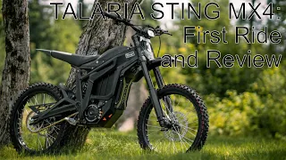 Talaria Sting MX4 R PART 2: First Ride and Review