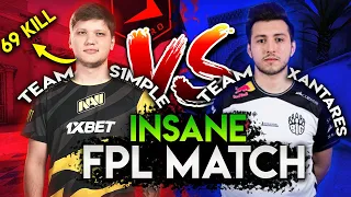 İNANILMAZ BİR FPL MAÇI | S1MPLE 69 KİLL vs XANTAR3S | s1mple pov | csgo