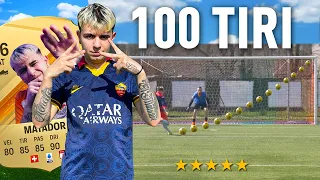 🎯⚽️100 TIRI CHALLENGE:  ELMATADORMC7 (NUOVA SCENA) | Quanti Goal Segnerà su 100 tiri?