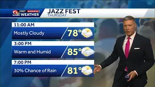 Tracking storms that could impact the Rolling Stones and Jazz Fest