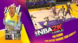 NBA 2K MOBILE:INSANE PD FRANCHISE THEME KOBE BRYANT GAMEPLAY (MY FIRST PD EVENT CARD)