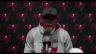 Bucs head coach Bruce Arians On Antonio brown being cut from the bucs