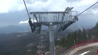Ultimul Ski în Postăvaru - Coborâre cu telegondola Poiana Expres (25 Aprilie 2022)