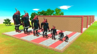 Infernals of Different Sizes in a Block Race - Animal Revolt Battle Simulator