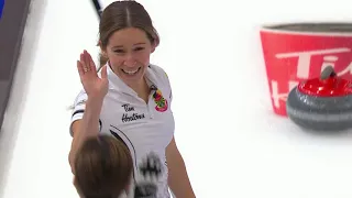 #AGITopShots - 2021 Tim Hortons Canadian Curling Trials - Lawes tick-tick double