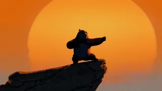 Master Shifu Teaches Kung Fu to Po(Panda) - Kung Fu Panda(2008)