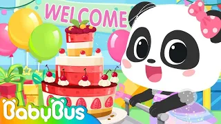 Babies at the Party 🍰🍭🍮🍹🍴 | Pretend Play | Little Baby Panda World 9 | Nursery Rhymes | BabyBus #160
