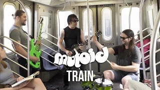 Mutoid Man Plays "She's A Lady" On The Subway