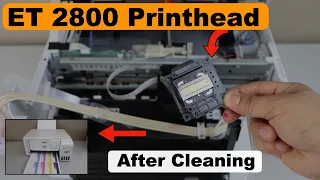 Epson ET 2800 Printhead Cleaning (Fix Clogged Bk or Y M C Ink Manually).