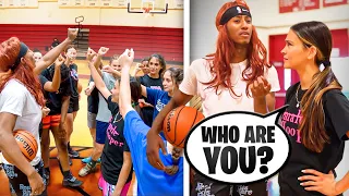 I SNUCK INTO A GIRLS HIGH SCHOOL BASKETBALL TRYOUT!