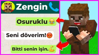 FAKİR, ZENGİNLE KAVGA EDİYOR! 😂 - Minecraft