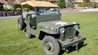 1946 willys jeep for sale! #jeep #offroad #forsale #youtube