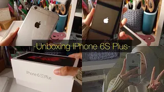📦 Unboxing IPhone 6S Plus / IPhone 6S+ From shopee | Indonesia 2022 🖤✨