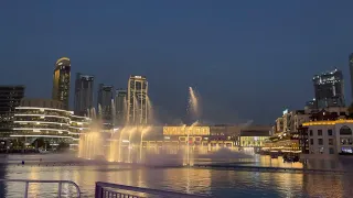 Sama Dubai Song | The Musical Fountain at Burj Khalifa | Dubai |