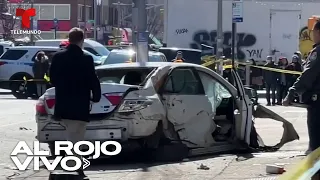 Accidente automovilístico deja dos muertos y cinco heridos en Brooklyn