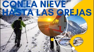 Con la nieve hasta las orejas, Andorra en autocaravana, furgo camper, van life