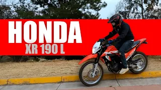 HONDA XR 190 L 2023 | AUSTERA pero funcional