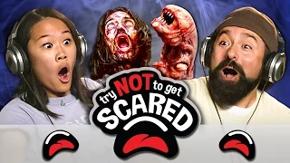 TRY NOT TO GET SCARED CHALLENGE (REACT)